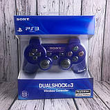 Бездротовий геймпад Sony DualShock PS3 акумуляторний джойстик для PlayStation 3 Blue, фото 7