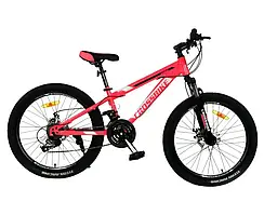 Велосипед CrossBike 24` Storm 2022 Рама-13` pink