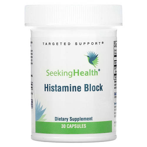 Купити Блокатор гістаміну, Histamine Block, Seeking Health, 30 капсул, ціна 1772 ₴ Prom.ua (ID