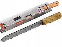 Ніж для мінвати 420 мм, дерев'яна ручка, C9141 Без розмітки