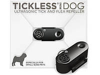 Ультразвуковой отпугиватель блох и клещей Tickless Mini для собак черный ECS