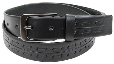 Чоловічий ремінь під штани Skipper чорний