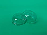 Крышка купольная с отверстием для стакана РЕТ (250,350,400,500) NEW (100 шт) одноразовая пластиковая