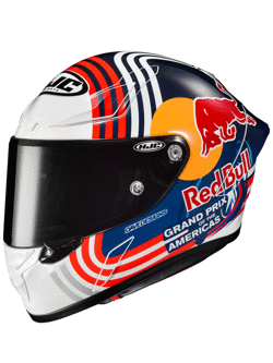 Мотошолом HJC RPHA 1 Red Bull Austin GP біло-синьо-червоний, фото 1