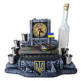Штоф "САУ 2С1 Гвоздіка" №3 декоративна підставка для алкоголю, тематичний Міні Бар, фото 3