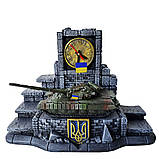 Штоф "Український танк Т-64 БВ" №3 декоративна підставка для алкоголю, тематичний Міні Бар, фото 3
