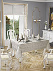 Скатертина прямокутна 160*220 Jackline Pano Linen колір сірий