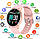 Розумні смарт годинник Lige 0223B Smart Watch для Android і iOS, пульсометром, тонометром, крокоміром (рожеві), фото 3