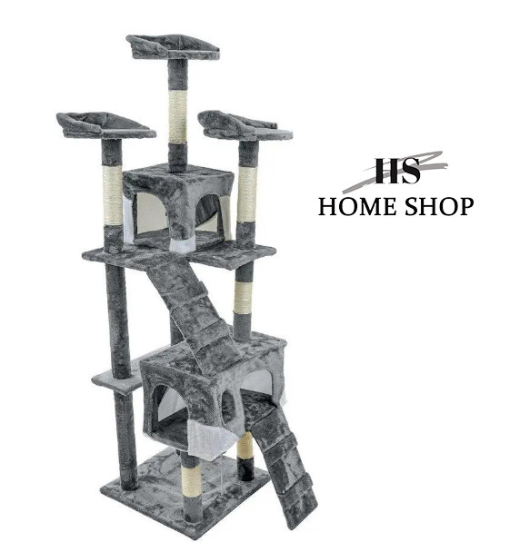 Кігтеточка "Ігровий комплекс для кішок Chiara" Сірий
