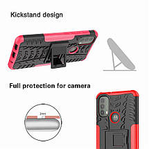 PC + TPU чохол Armor на Motorola E40 червоний, фото 5