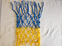 Баскетбольная сетка Игровая Sport (д.3,5 длина 50см) Желто-синий