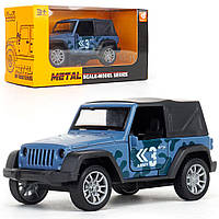 Дитяча машинка Джип із дахом, camouflage blue