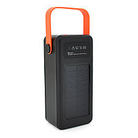 Power bank YM-638 60000mAh Solar, flashlight, Input: 5V/2.1A(Micro-USB, Type-C, Lightning), Output: 5V
