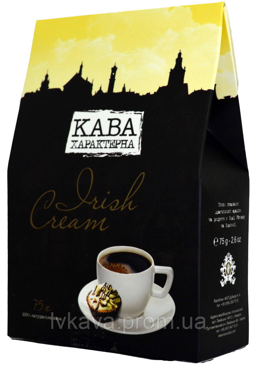 Кава мелена Кава Характерна Irish Cream ,75 гр