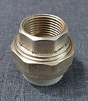 Муфта розбірна перехідна ВР: метал-пластик 32х1" для поліпропіленових ППР труби