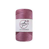Шнур плоский поліпропіленовий 5 мм Hobby trend Slim Ribbon. 250 г. 150 м. Колір - пилона троянца 1747090