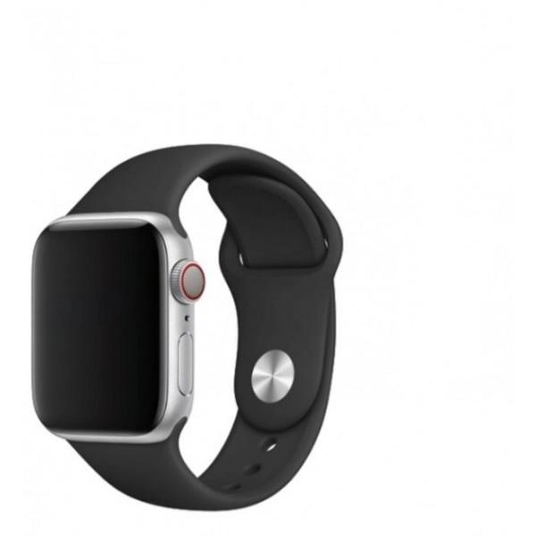 Силіконовий ремінець для Apple Watch 38/40/41 мм Dark Grey, фото 1
