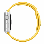 Силіконовий ремінець для Apple Watch 38/40/41 мм Yellow, фото 5
