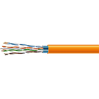 Витая пара F/UTP 4х2х24 AWG (4х2х0,51) LSZH, cat.5e/305м, оранжевый, внутренний, ЗЗЦМ (7091004)