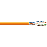 Lan-кабель U/UTP 4х2х24 AWG (4х2х0,51) LSZH, cat.5e/305м, помаранчевий, внутрішній, ЗЗКМ (7091010)