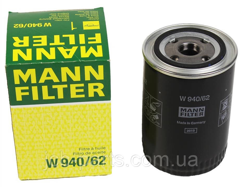 Фільтр оливи MANN-FILTER W940/62