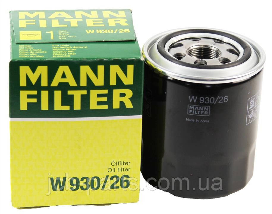 Фільтр оливи MANN-FILTER W930/26