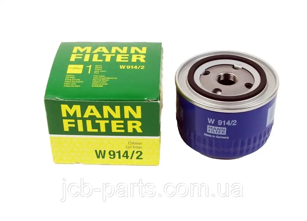 Фільтр оливи MANN-FILTER W914/2