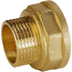 Перехідник редукційний латунний 1 1/4″ВР х 3/4″ЗР штампований А0607А VA (000018525)
