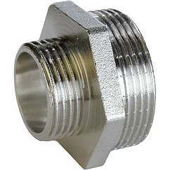 Ніпель редукційний нікельований 1 1/4″ЗР х 3/4″ЗР штампований А0593А(нк) VA (000025098)