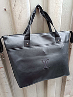 Женская спортивная сумка на молнии черная Louis Vuitton, Michael Kors, Chanel, Zara , сумка на ремне