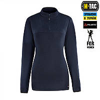 M-Tac тактическая флисовая темно-синяя кофта Delta Polartec Lady Dark Navy Blue, стильная модель для женщин