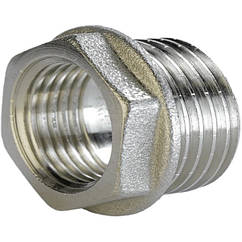 Футорка нікельована 1/2″ЗР х 3/8″ВР штампована А0752А(нк) VA (000024976)