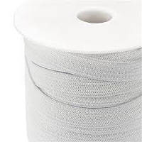 Резинка бельевая 7 мм Белая Бельевая резинка для одежды Швейная фурнитура Качественная резинка для одежды