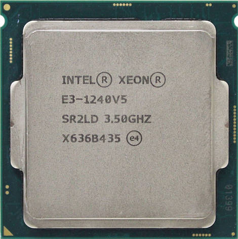 Intel Xeon E3-1240 v5 SR2LD 3.50GHz 8MB Quad Core LGA1151, 80W, Skylake, фото 1