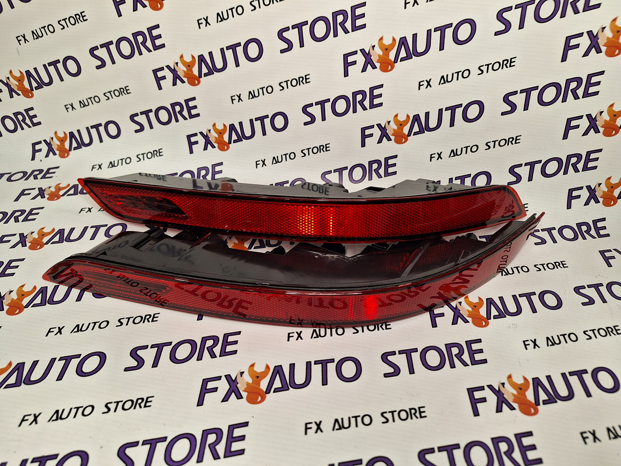 Ліхтарі LED Катафоти Відбивачі в задній бампер ПАРА Porsche Cayenne 958 2014 - 2017 7P5945701B 95863110510, фото 1