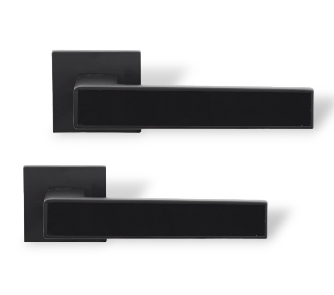 Ручки для дверей міжкімнатних Comit Adamant чорний матовий, фото 1