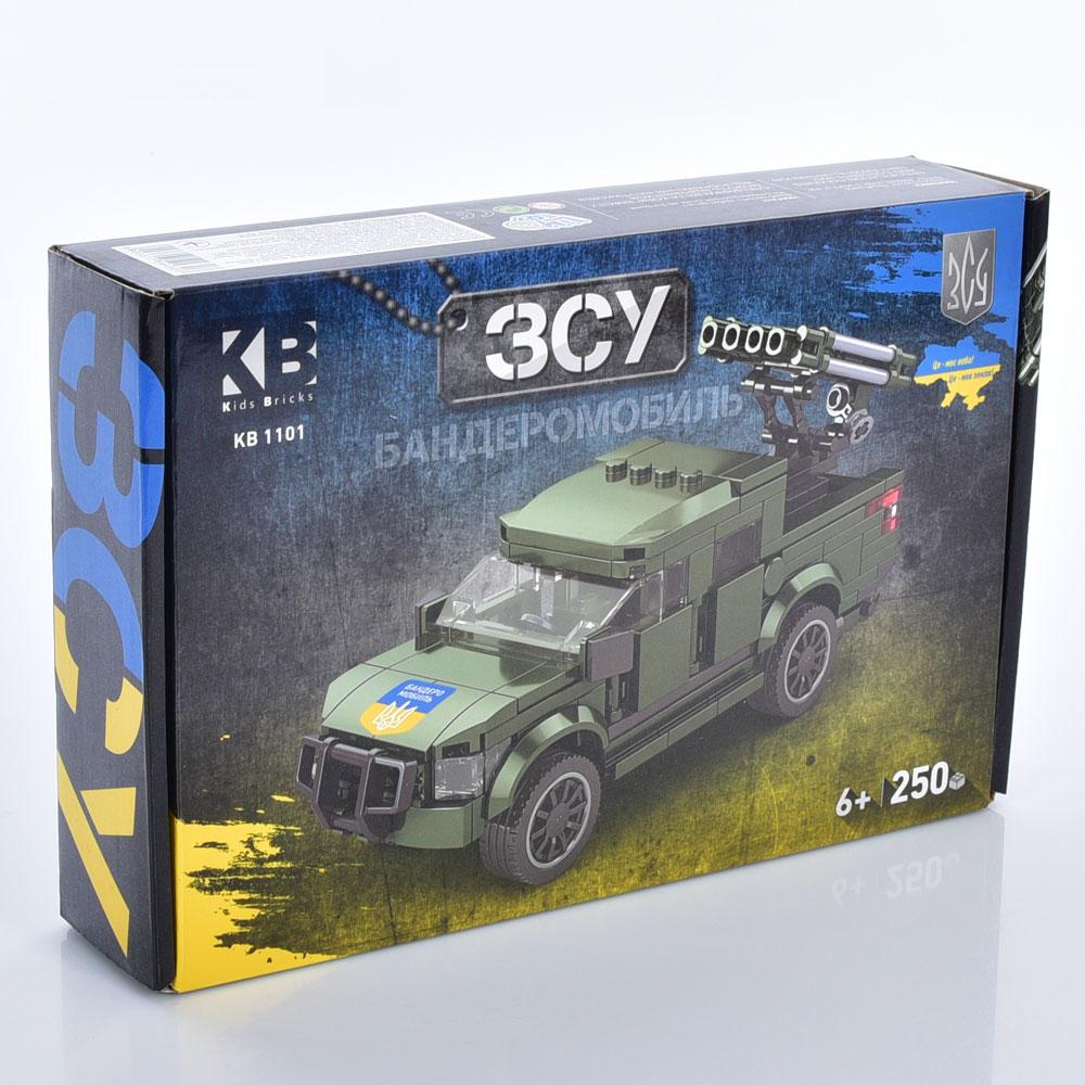 Конструктор KB 1101 військова машина, 250 дет, у кор-ку, 24,5-16-5 см