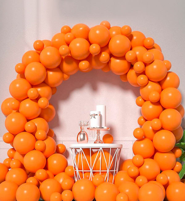 Арка з повітряних куль "Arch orange", набір - 130 шт., Італія