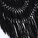 Модне мереживне пляжне плаття. Мереживна пляжна туніка на бретелях з бахромою "Саманта" розмір 44-54, фото 2