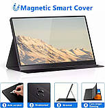 Портативний Сенсорний ультратонкий монітор Sibolan 15.6" FullHD IPS, фото 3