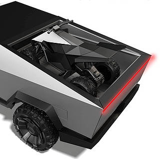 Машинка Хот Вилс Тесла Кибертрак 1:10 на Пульте Управления