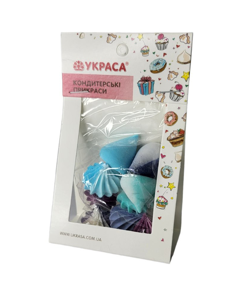 Безе Аквамарин 9 шт