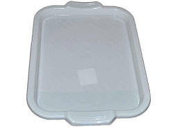 Піднос пластиковий прямокутний 450*320*32мм білий ТМ КОНСЕНСУС