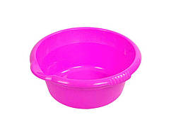 Таз пл. 10л Медея з носиком рожевий ТМ МЕД   Solmir
