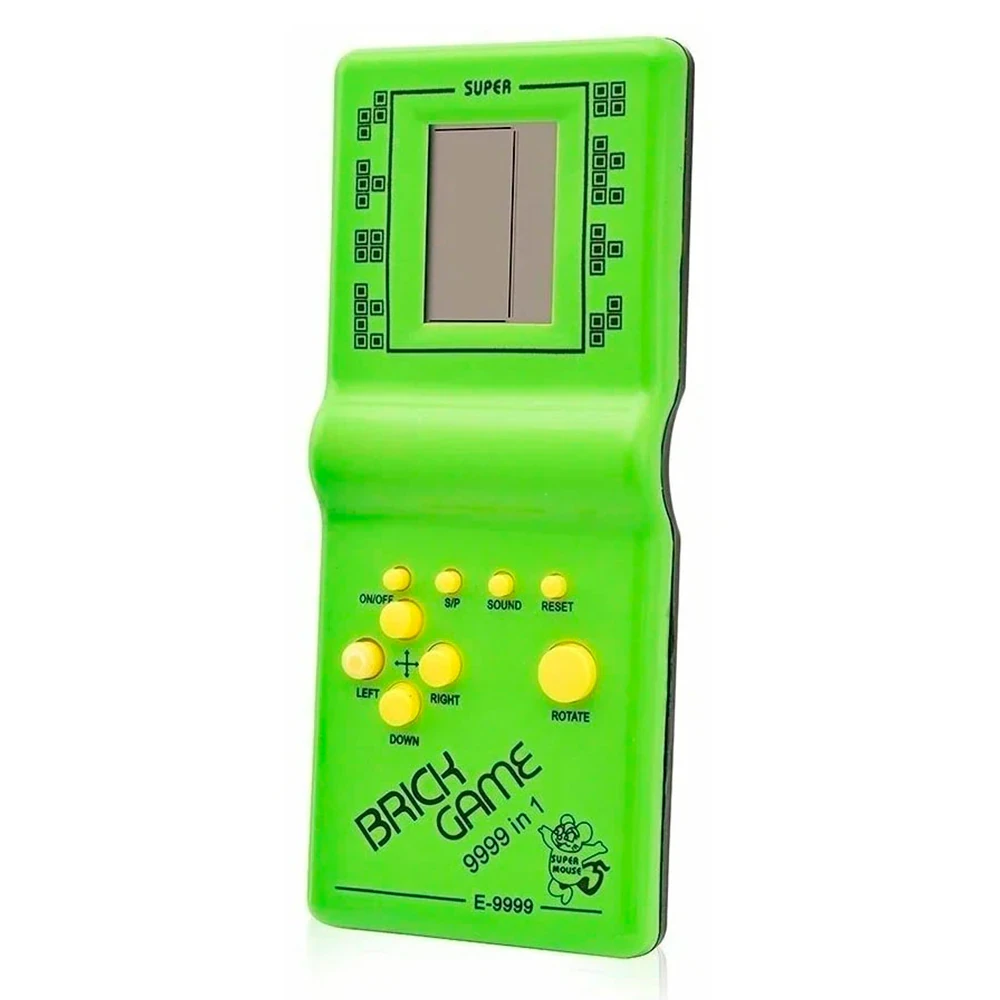 Тетрис колір зелений Електронна гра Електронна іграшка Гра з 90х