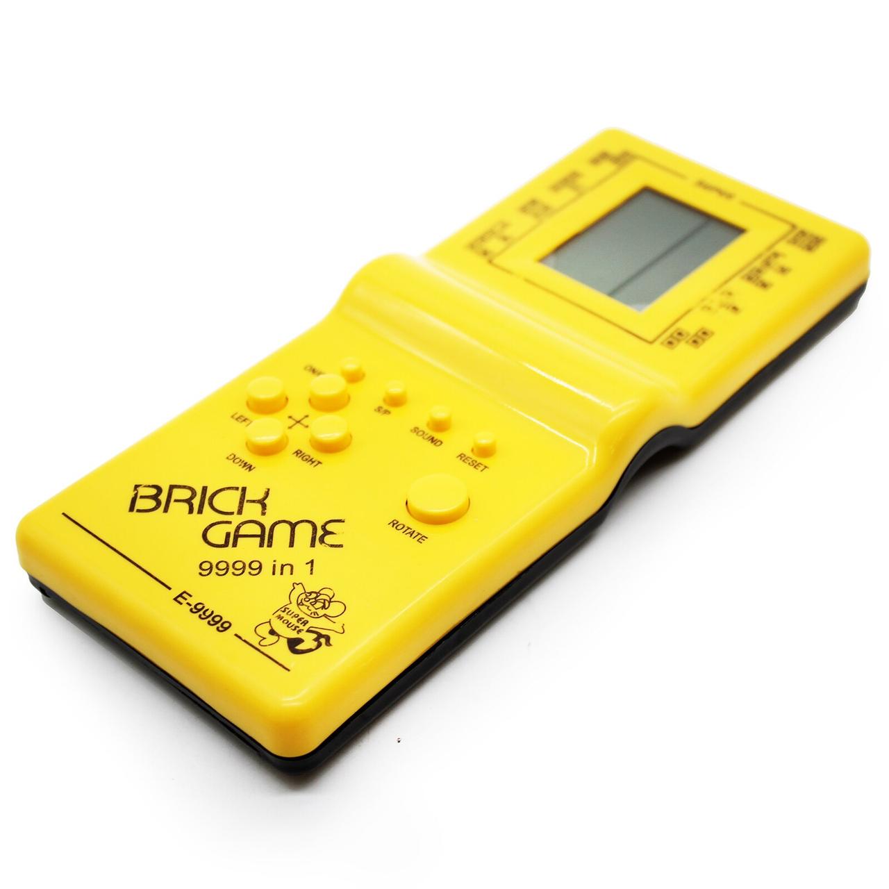 Тетрис колір жовтий Електронна гра Електронна іграшка Гра з 90х