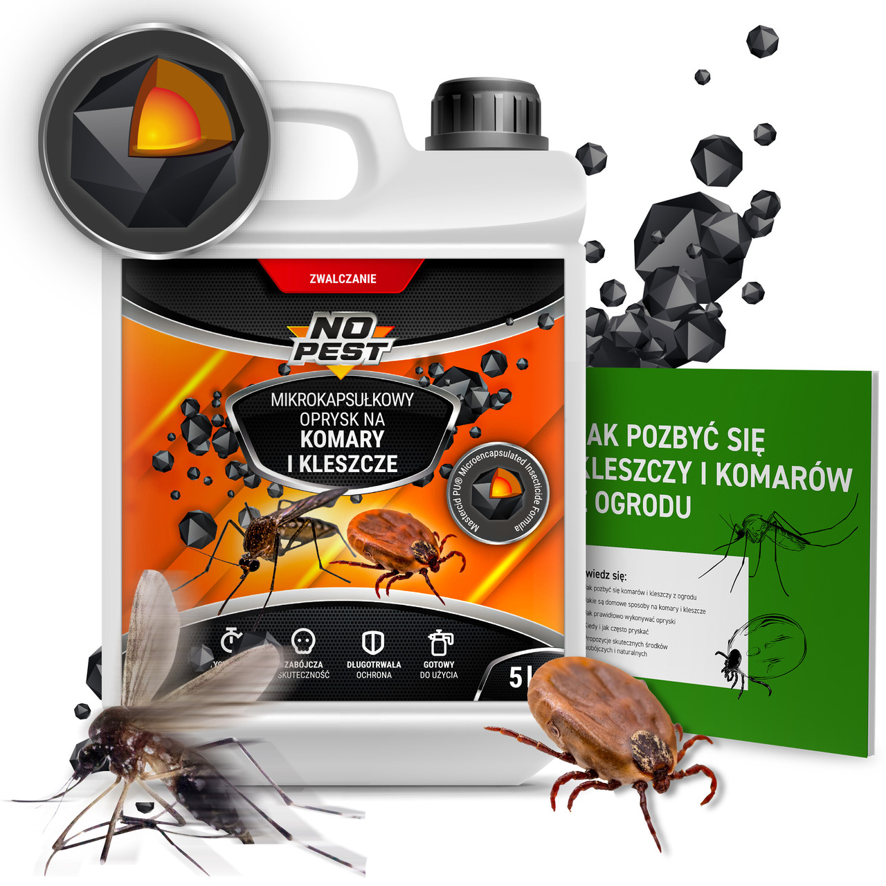 Спрей від кліщів та комарів No Pest® 5л BIC