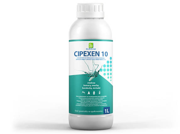 Спрей ЦИПЕКСЕН 10 (CIPEX) 1л від комарів/мух та тарганів BIC, фото 1
