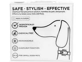 Ультразвуковий відлякувач бліх і кліщів Tickless Mini для собак чорний BIC, фото 5