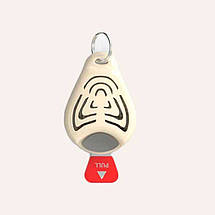 Ультразвуковий відлякувач бліх та кліщів для собак Tickless Pet від собачих кліщів бежевий BIC, фото 2